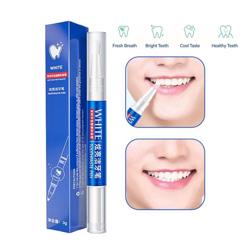 Whitening Pen Bleach - Zahnaufhellungsstift Professionelles Zahnaufhellungsgel Entfernt Kaffee- und