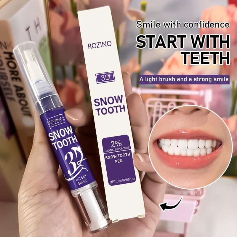 Whitening Pen Bleach - Tragbarer Zahnaufhellungsstift zur Entfernung von Plaqueflecken,