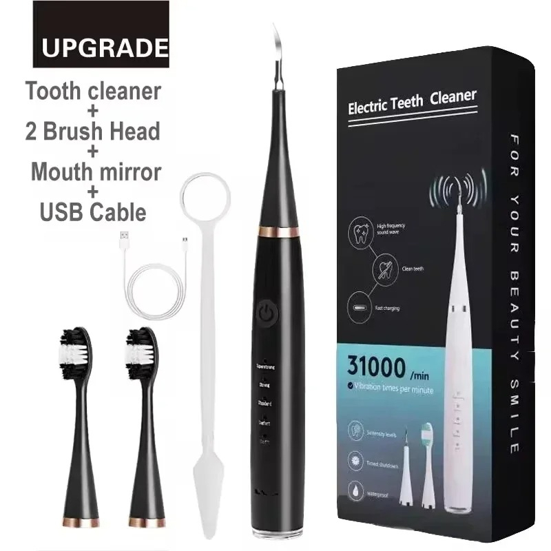 Teeth Whitening Brush - Sonic Elektrische Zahnbürste 3-in-1 Zahnsteinentfernung Zahnaufhellung