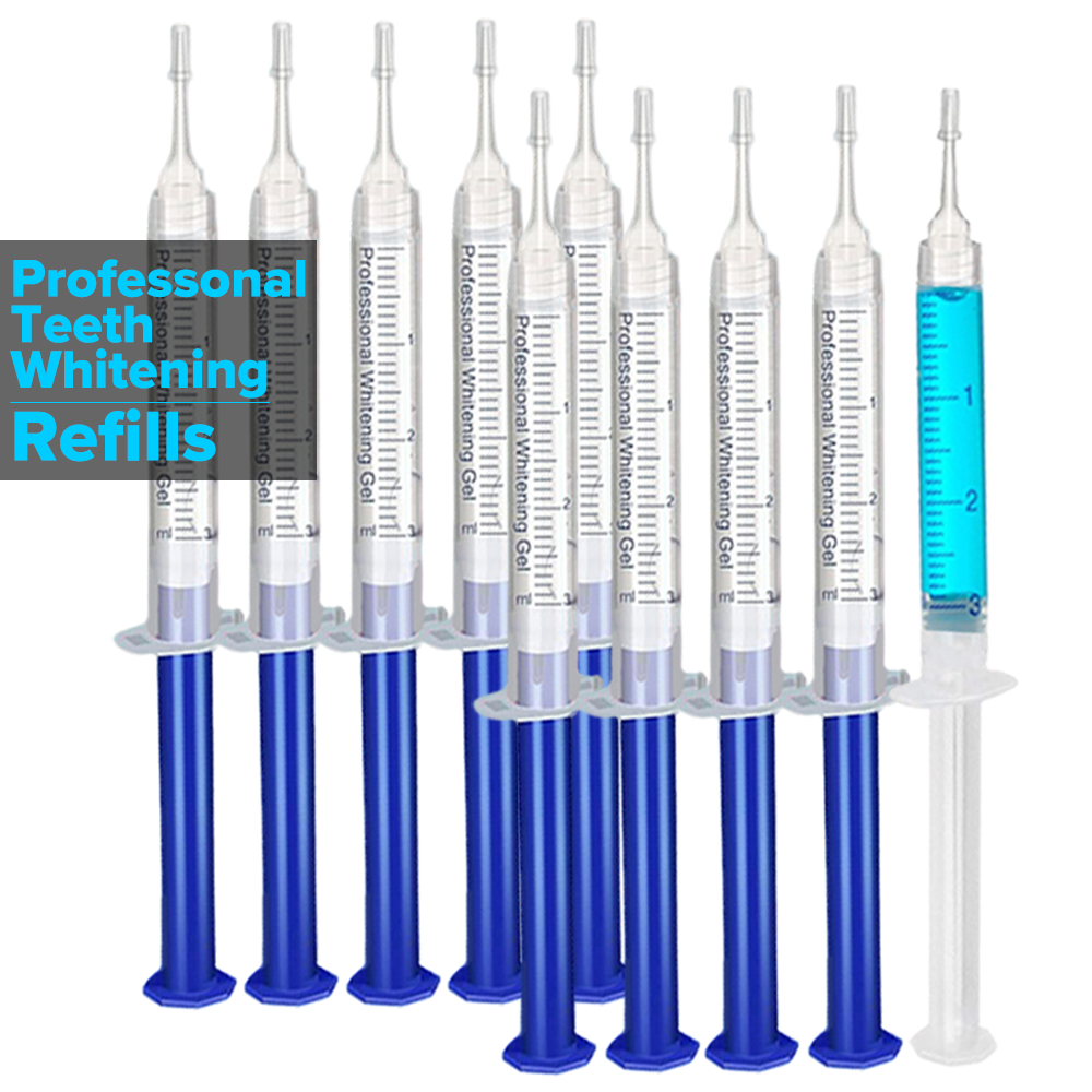 Teeth Whitening Procedure - Zahnaufhellungsgel, Nachfüllspritze, Zahnaufhellungsgel, Bleichmittel für Tablett