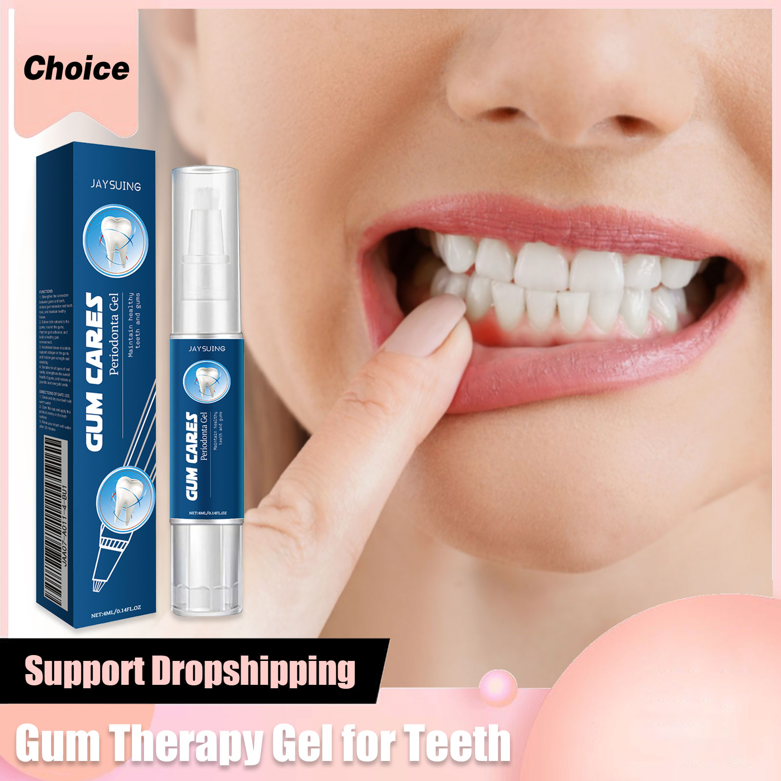 Whitening Pen Bleach - Zahnfleischtherapie-Gel, Zahnaufhellungsstift, Essenz, keine Empfindlichkeit, entfernt