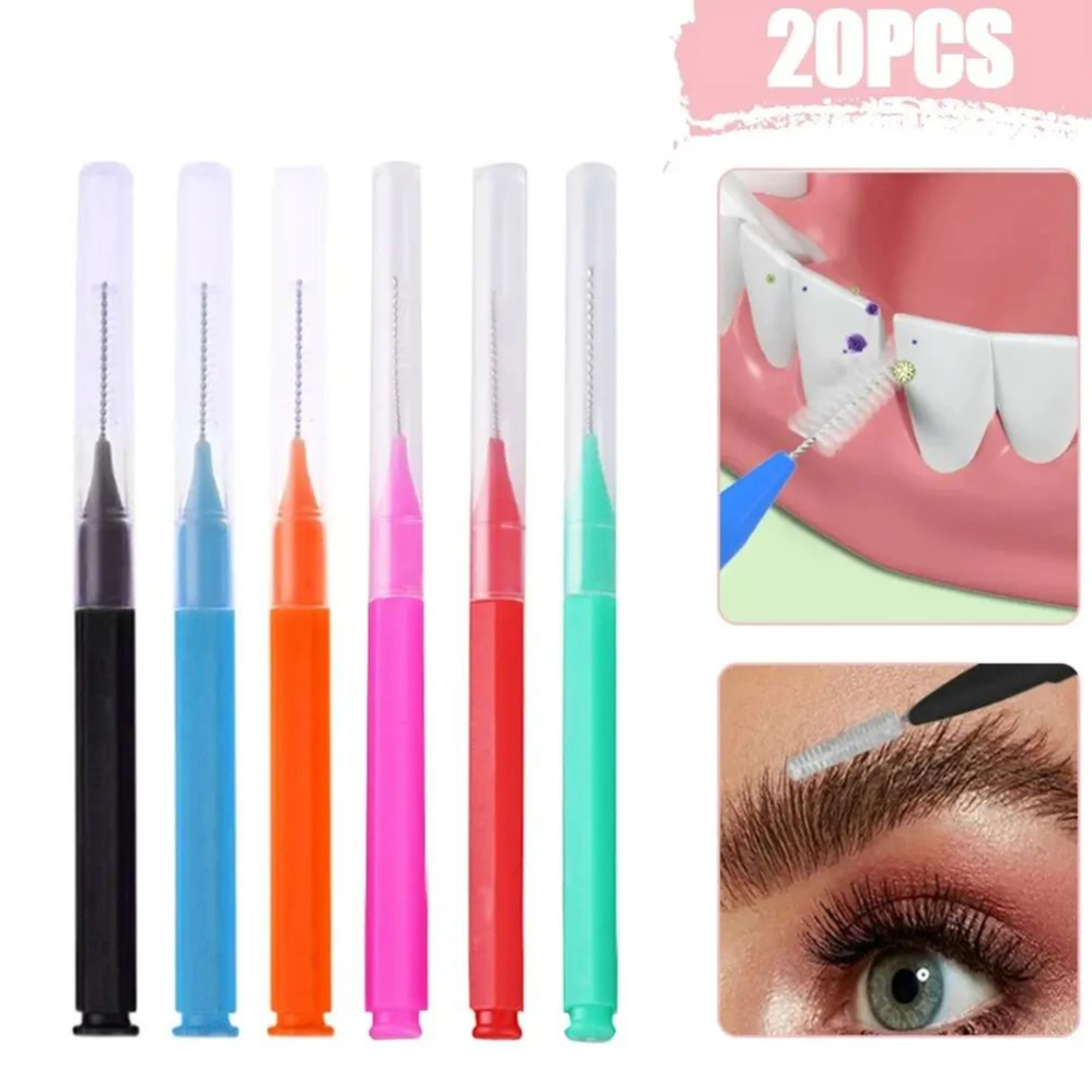 Teeth Whitening Brush - Interdentalbürstenbox, Interdentalbürste, 20 Stück, sauberer Zahnlücken,