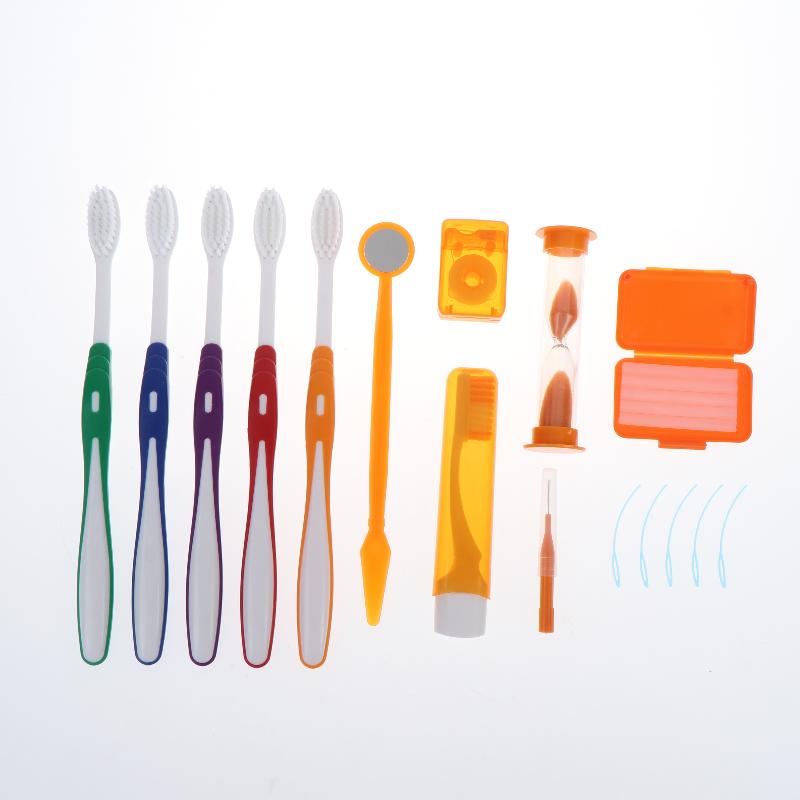 Teeth Whitening Home Kit - 8-teiliges Wiederverwendbares Zahnpflege-Set Tragbares Mundreinigungs- und
