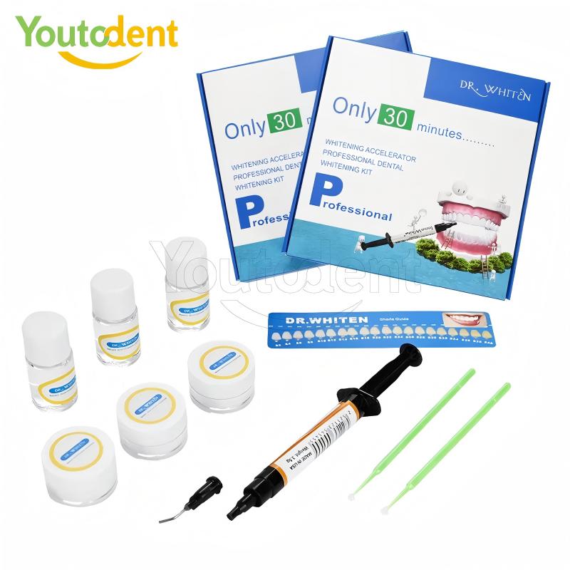 Teeth Whitening Procedure - Dental Bleaching Kit 35 % Wasserstoff