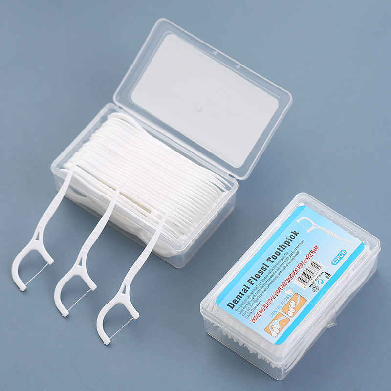 Teeth Whitening Brush - 50/100 stücke Zahnseide Flosser Picks Zahnstocher