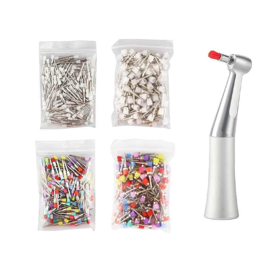 Teeth Whitening Brush - 100 Stück/Beutel Einweg-Zahnpolierer Nylon-Borstenbürste Polierbecher Zahnaufhellung