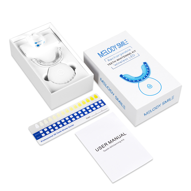Blaulicht-Zahnaufhellungs-LED- – Teeth Whitening Home Kit Bewertung und Preis