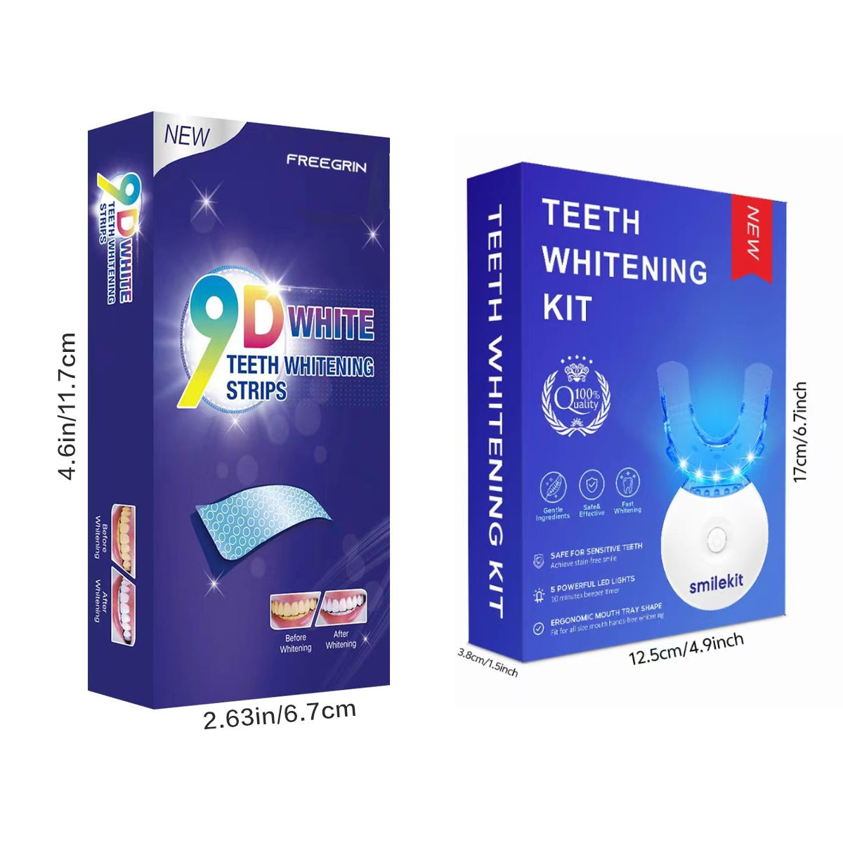 Zahnaufhellungs-Set – 5 x LED- – Teeth Whitening Procedure Bewertung und Preis