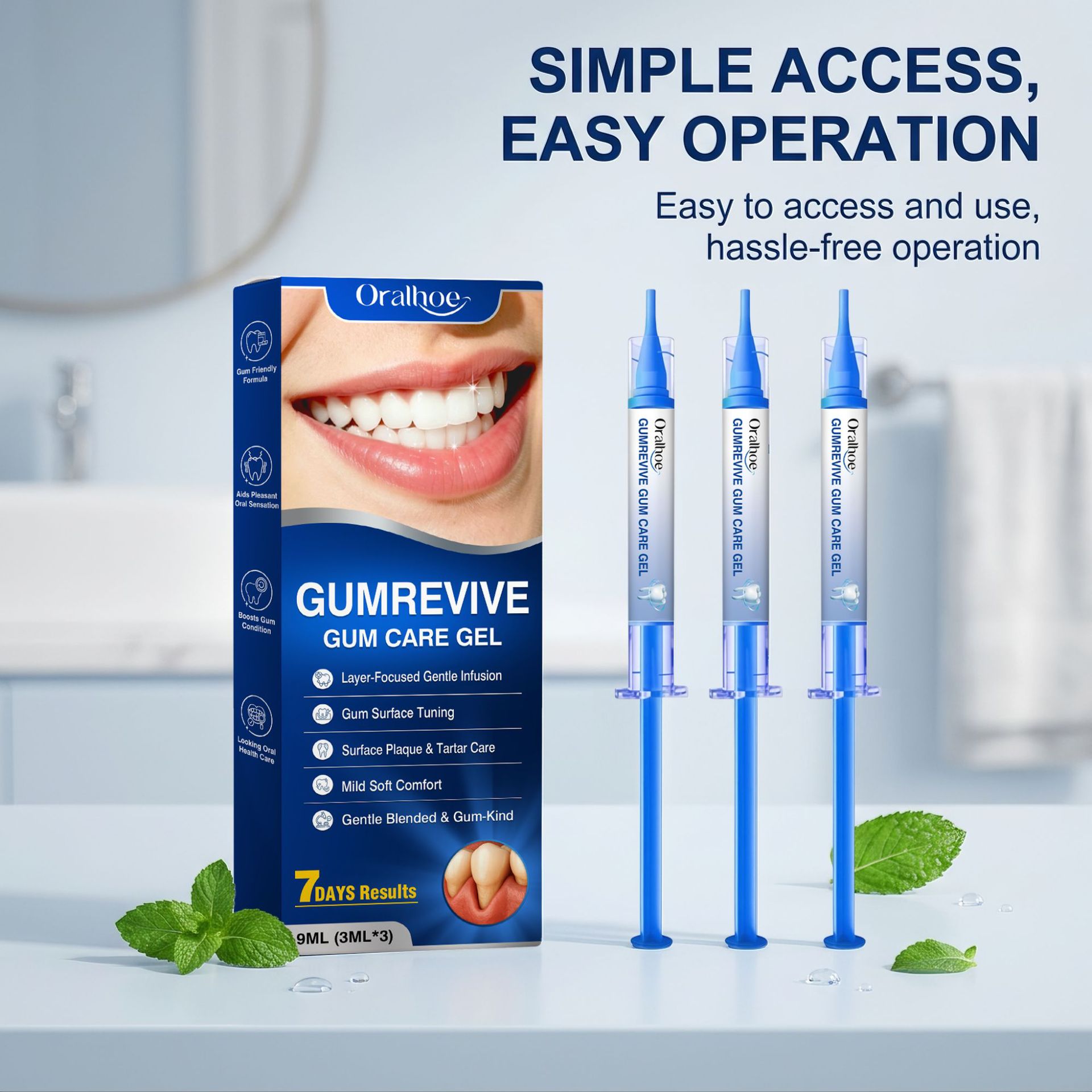 Mundpflege-Gel 3-teiliges Zahn – Teeth Whitening Home Kit Bewertung und Preis